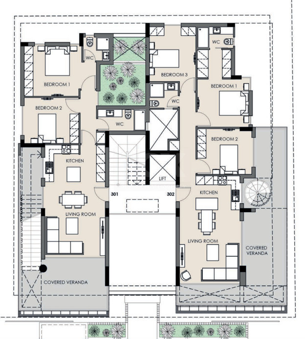 Luxury 3-Bedroom Penthouse for Sale in Germasogeia, Limassol – Private Pool & Roof Garden