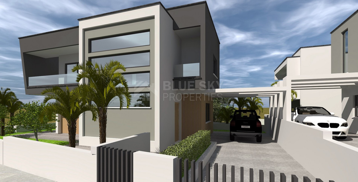 Modern 3-Bedroom Semi-Detached House for Sale in Ypsonas, Limassol