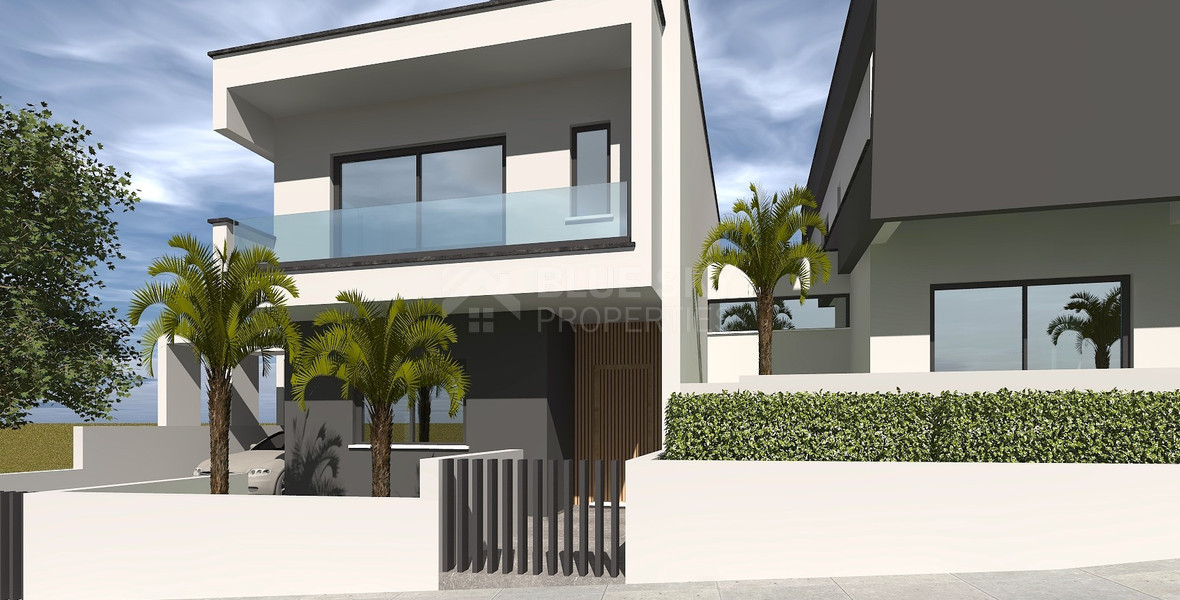 Elegant 3-Bedroom Semi-Detached House with Landscaped Garden For Sale in Ypsonas, Limassol