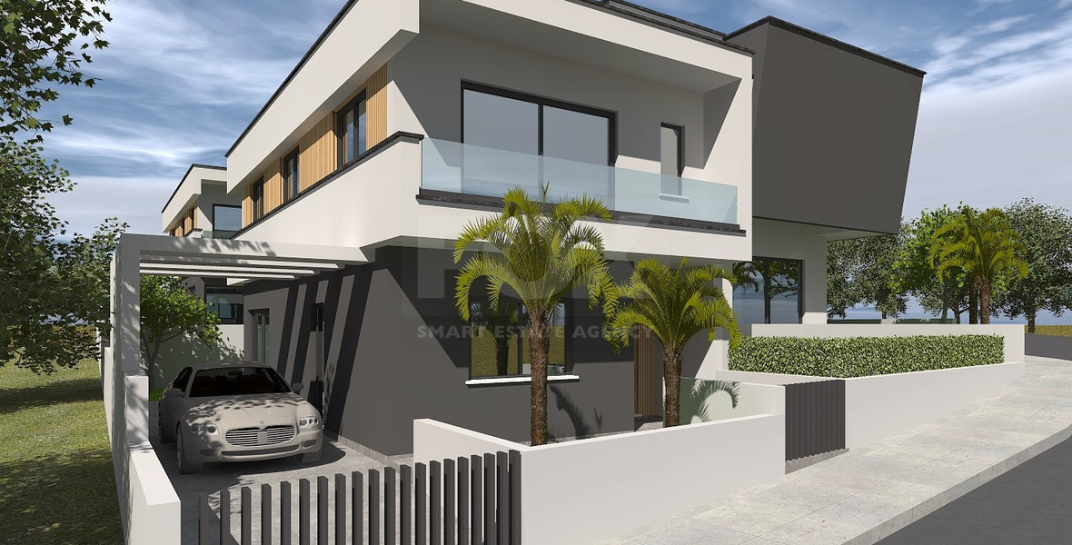 Elegant 3-Bedroom Semi-Detached House with Landscaped Garden For Sale in Ypsonas, Limassol