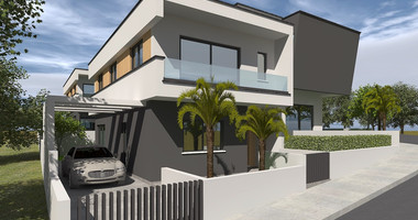 Elegant 3-Bedroom Semi-Detached House with Landscaped Garden For Sale in Ypsonas, Limassol