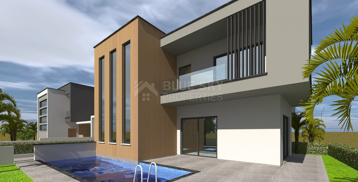 Elegant 3-Bedroom Semi-Detached House with Landscaped Garden For Sale in Ypsonas, Limassol