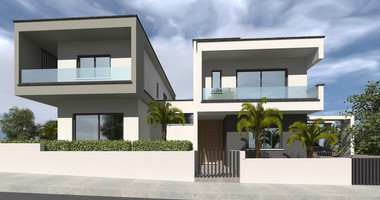 Elegant 3-Bedroom Semi-Detached House with Landscaped Garden For Sale in Ypsonas, Limassol