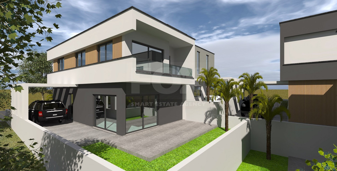 Elegant 3-Bedroom Semi-Detached House with Landscaped Garden For Sale in Ypsonas, Limassol
