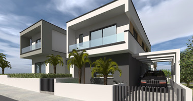 Elegant 3-Bedroom Semi-Detached House with Landscaped Garden For Sale in Ypsonas, Limassol