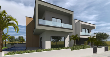 Elegant 3-Bedroom Semi-Detached House with Landscaped Garden For Sale in Ypsonas, Limassol