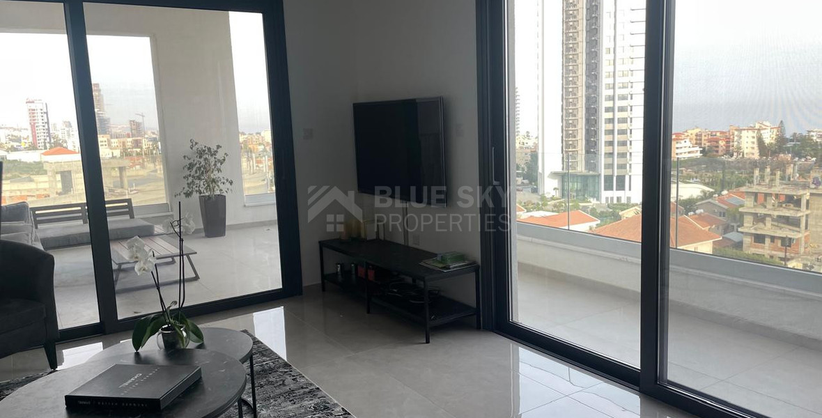 Modern Sea-View 3 Bed Apartment in Potamos Germasogeias For Sale