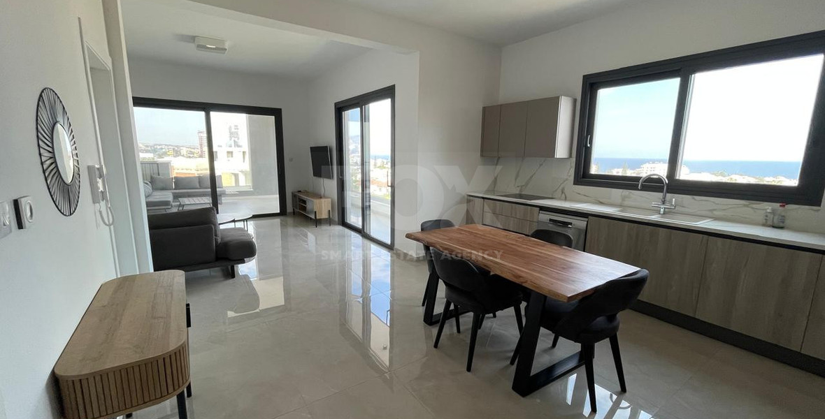 Modern Sea-View 3 Bed Apartment in Potamos Germasogeias For Sale