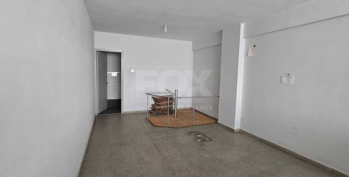 Shop for Rent on Makarios Avenue – 197 sqm Covered Area, 78 sqm Mezzanine