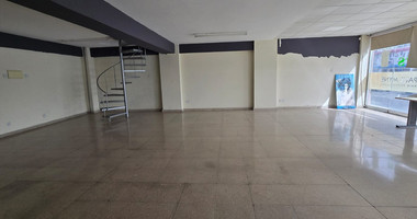 Shop for Rent on Makarios Avenue – 197 sqm Covered Area, 78 sqm Mezzanine