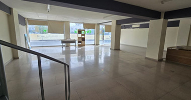 Shop for Rent on Makarios Avenue – 197 sqm Covered Area, 78 sqm Mezzanine