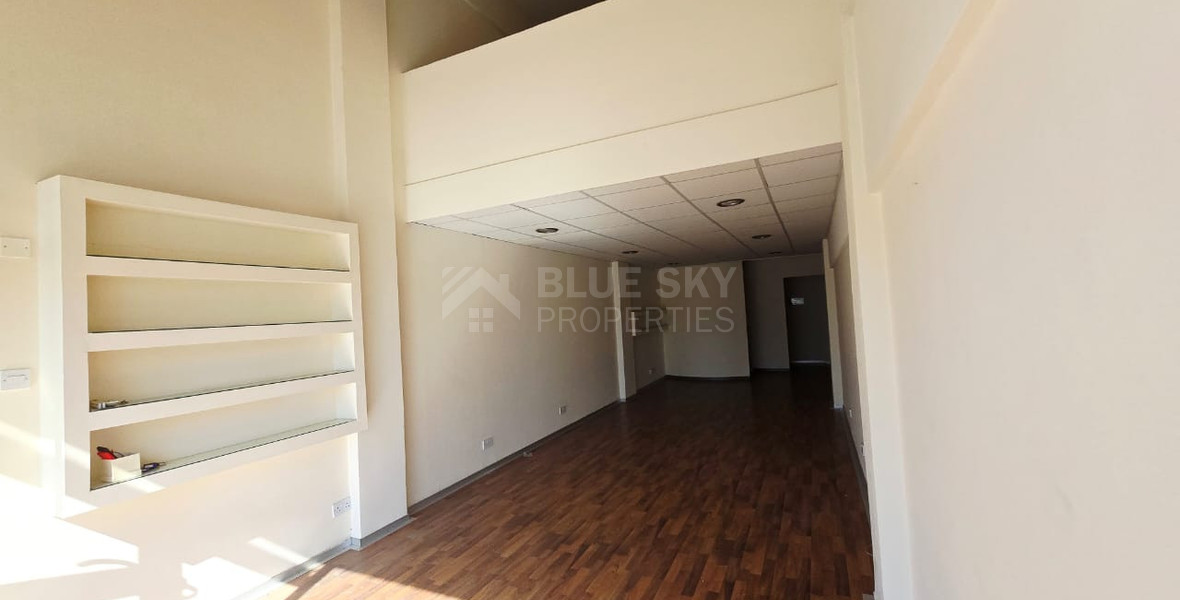 Excellent opportunity to rent a Shop in a prime location on Makarios Avenue, in the heart of the city centre