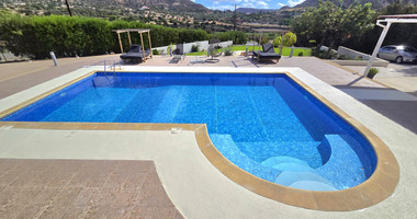 Private Five-Bedroom Villa with Separate Guest House, Swimming Pool and 2,400 m² Plot for Rent in Paramytha, Limassol, Near to the Heritage school