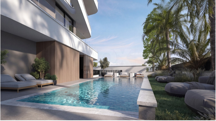 Stylish 1-Bedroom Apartment with Private Garden in Germasogeia, Limassol