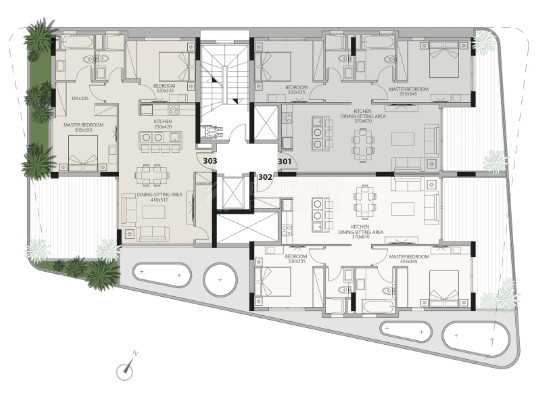 Contemporary 2-Bedroom Apartment Near Dasoudi Beach, Germasogeia