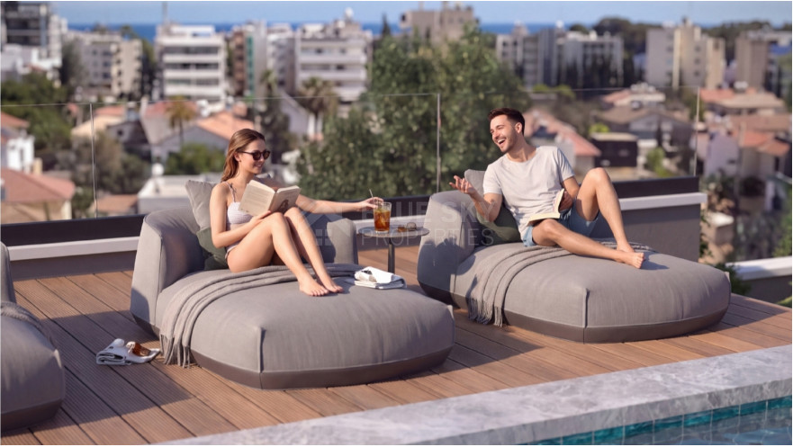 Exclusive 3-Bedroom Penthouse with Private Rooftop Pool in Germasogeia, Limassol