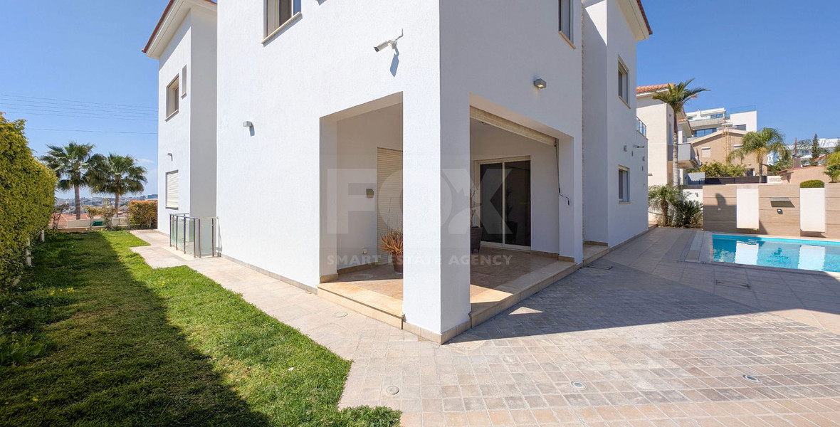 Elegant 4-Bedroom Home with Basement & Pool in Agios Athanasios, Limassol