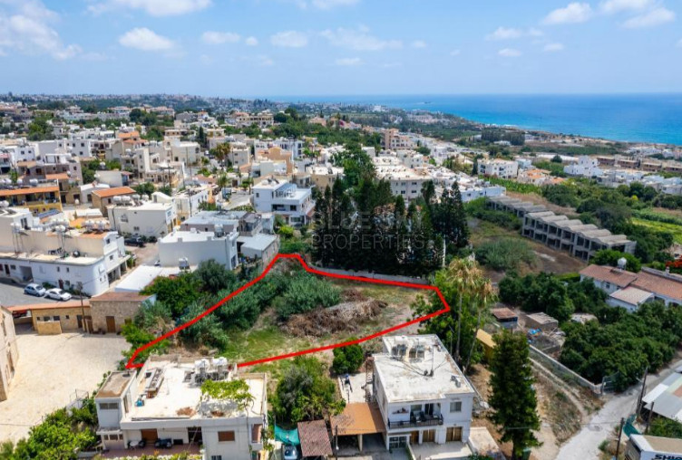Large Plot in Kissonerga with Sea & Mountain Views for Sale