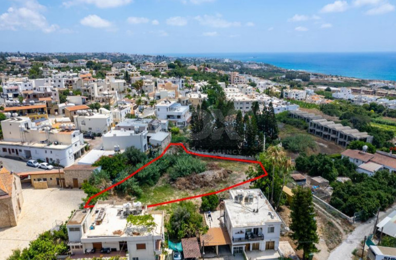 Large Plot in Kissonerga with Sea & Mountain Views for Sale
