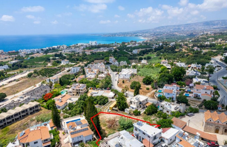 Large Plot in Kissonerga with Sea & Mountain Views for Sale