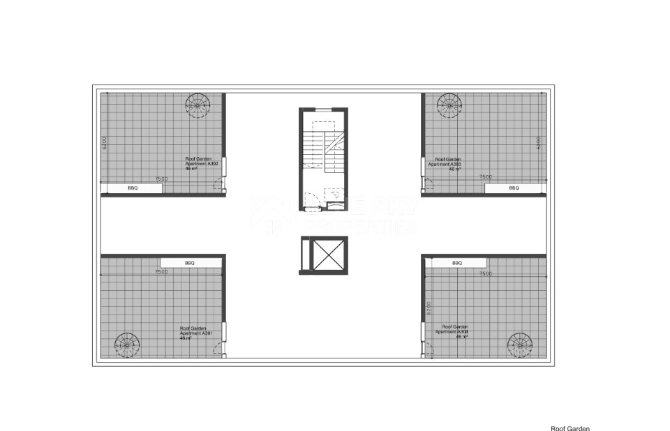 2-Bedroom Penthouse with Roof Garden for Sale in Germasogeia, Limassol, Cyprus