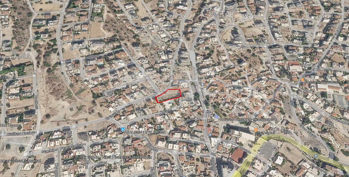 Prime residential development land for sale in Agios Athanasios, Limassol