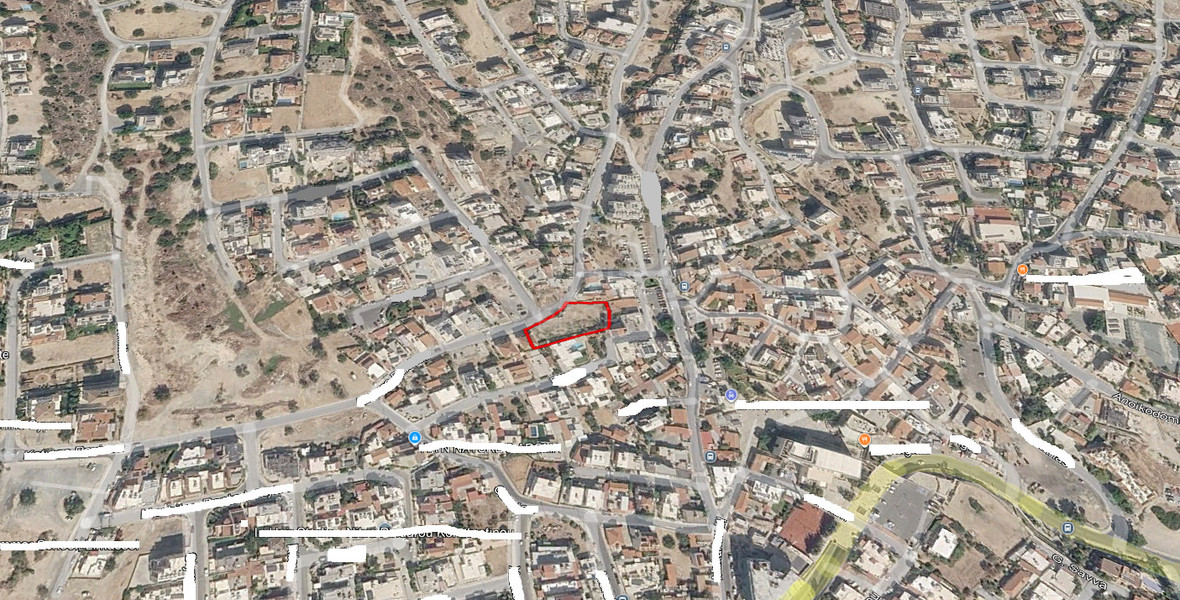 Prime residential development land for sale in Agios Athanasios, Limassol