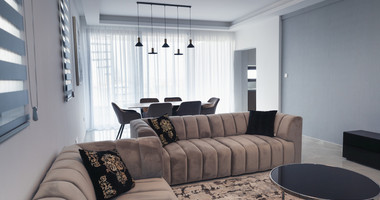 Luxury 3-Bedroom Penthouse with Private Roof Garden For Rent in Kapsalos, Limassol