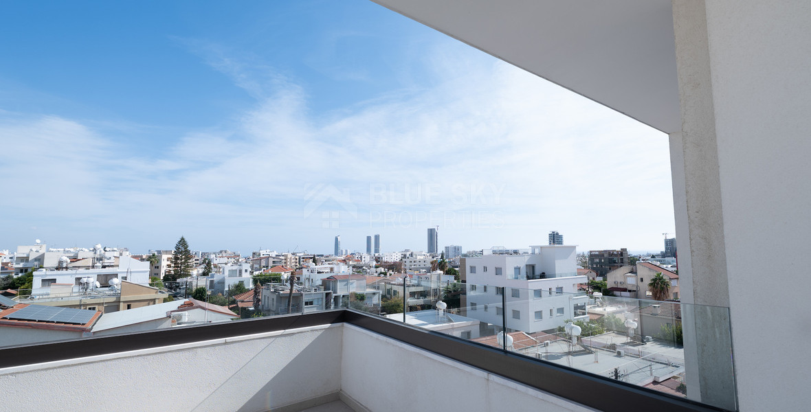 Luxury 3-Bedroom Penthouse with Private Roof Garden For Rent in Kapsalos, Limassol