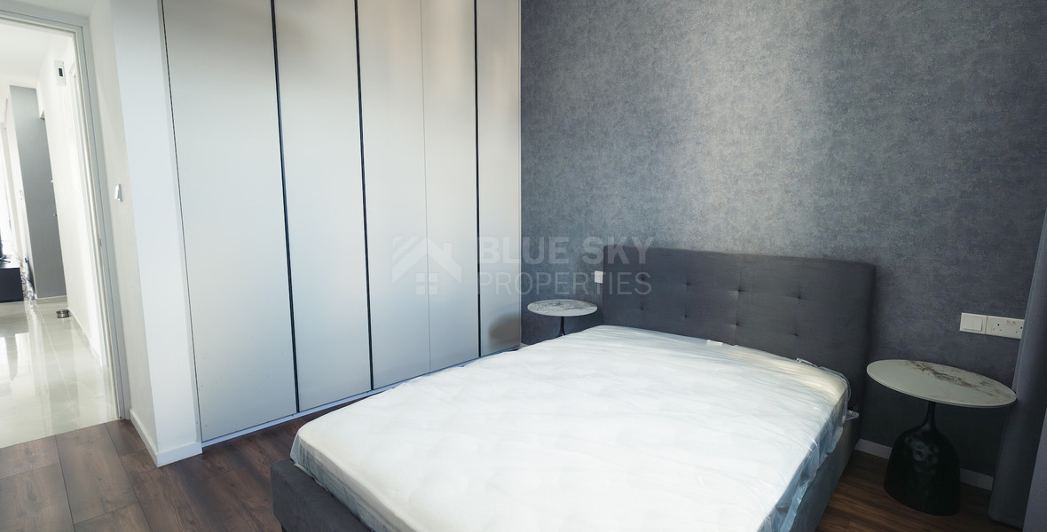 Luxury 3-Bedroom Penthouse with Private Roof Garden For Rent in Kapsalos, Limassol