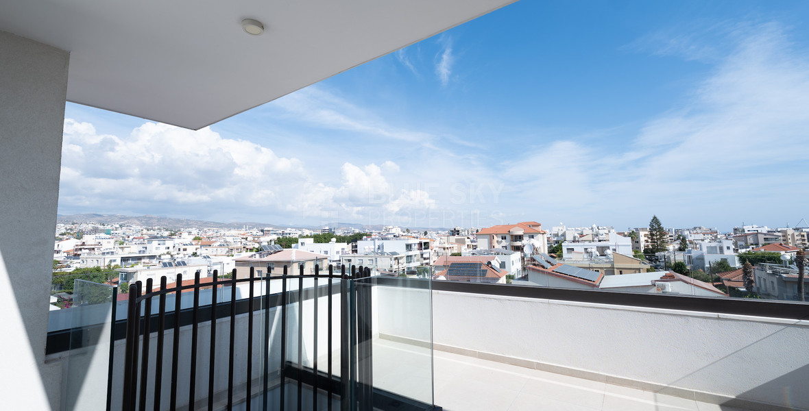 Luxury 3-Bedroom Penthouse with Private Roof Garden For Rent in Kapsalos, Limassol