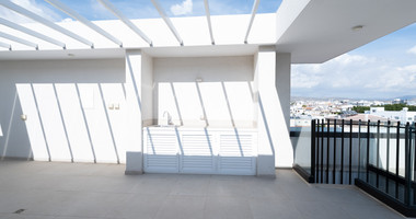 Luxury 3-Bedroom Penthouse with Private Roof Garden For Rent in Kapsalos, Limassol