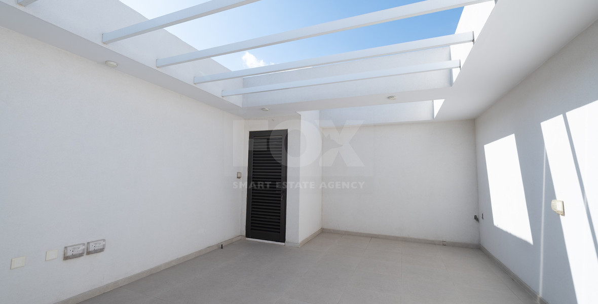 Luxury 3-Bedroom Penthouse with Private Roof Garden For Rent in Kapsalos, Limassol