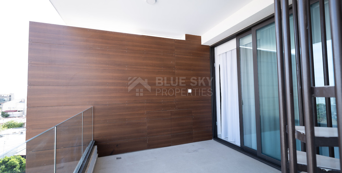 Luxury 3-Bedroom Penthouse with Private Roof Garden For Rent in Kapsalos, Limassol