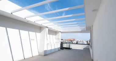 Luxury 3-Bedroom Penthouse with Private Roof Garden For Rent in Kapsalos, Limassol