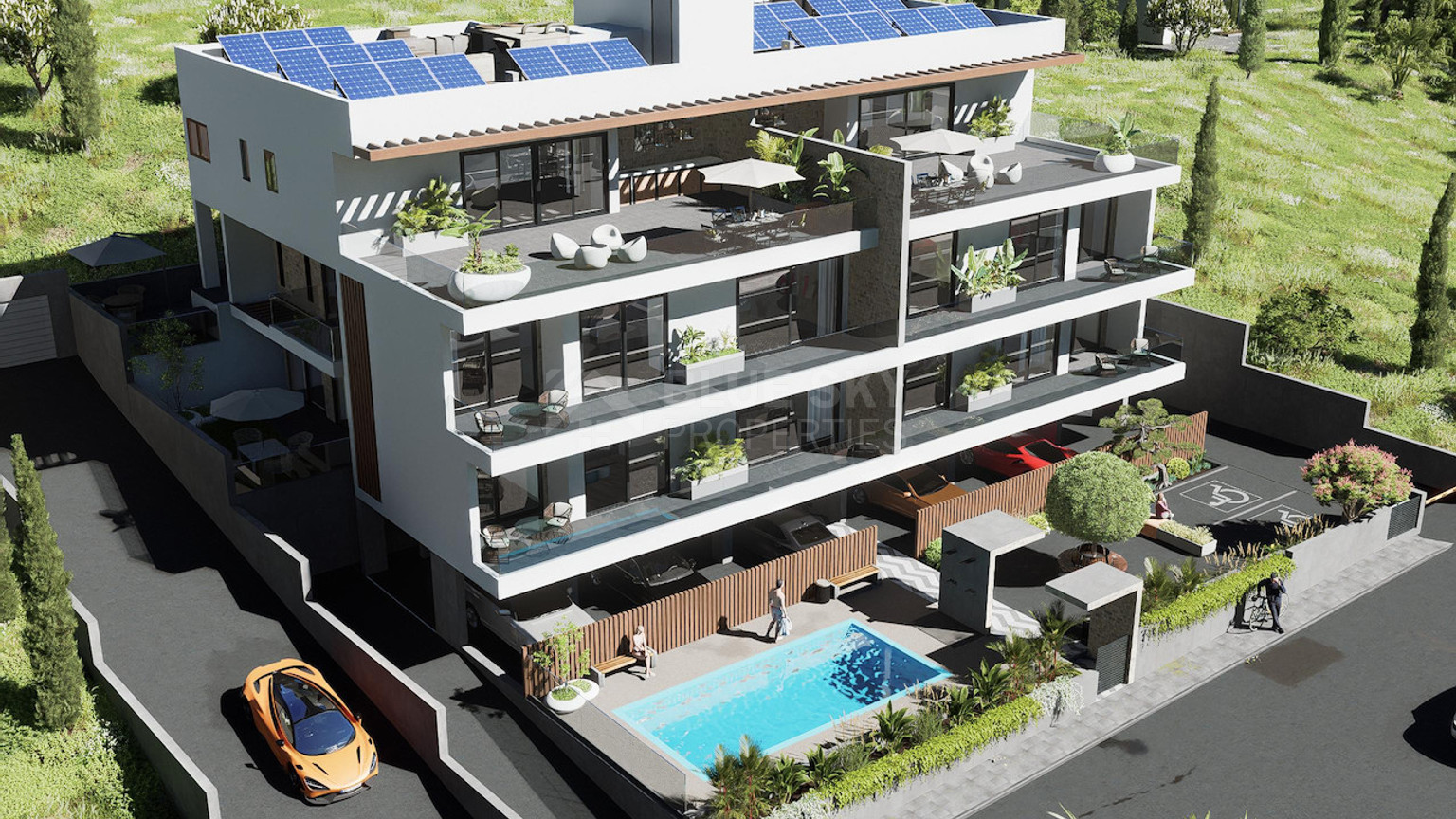 Modern one Bedroom Apartment for Sale in Mesa Chorio, Paphos