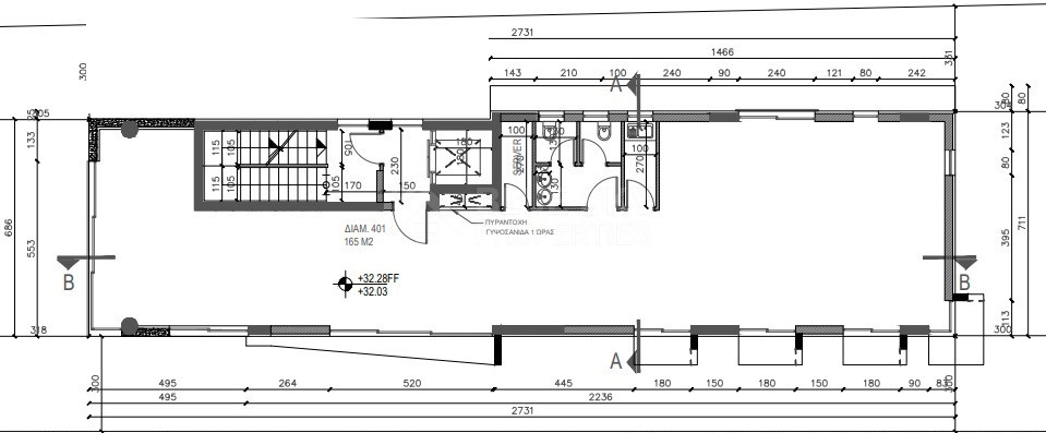 PRIME OFFICE BUILDING FOR RENT IN AGIA TRIAS, LIMASSOL