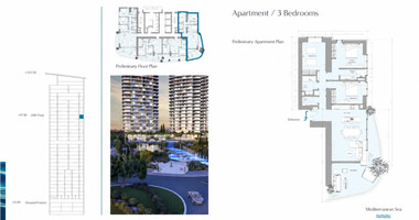Luxury 3-Bedroom Seafront Apartment for Sale Near Limassol Marina | 24th Floor