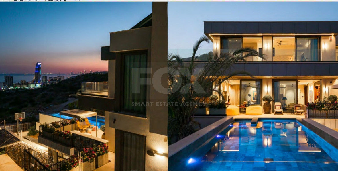 Luxury 5-Bedroom Villa for Sale in Parekklisia, Limassol – Private Pool, Spa & Panoramic Views
