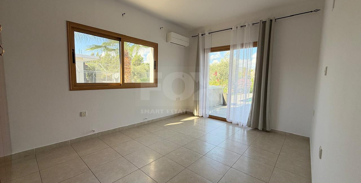FOR RENT | Spacious Four-Bedroom Bungalow with Private Pool & Landscaped Garden in Parekklisia