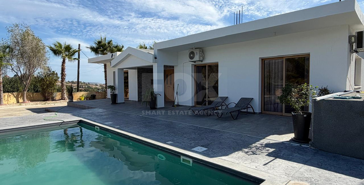 FOR RENT | Spacious Four-Bedroom Bungalow with Private Pool & Landscaped Garden in Parekklisia