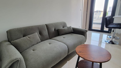 Brand new furnished one bedroom penthouse apartment with roof terrace for rent in Agios Georgios Havouzas, Limassol