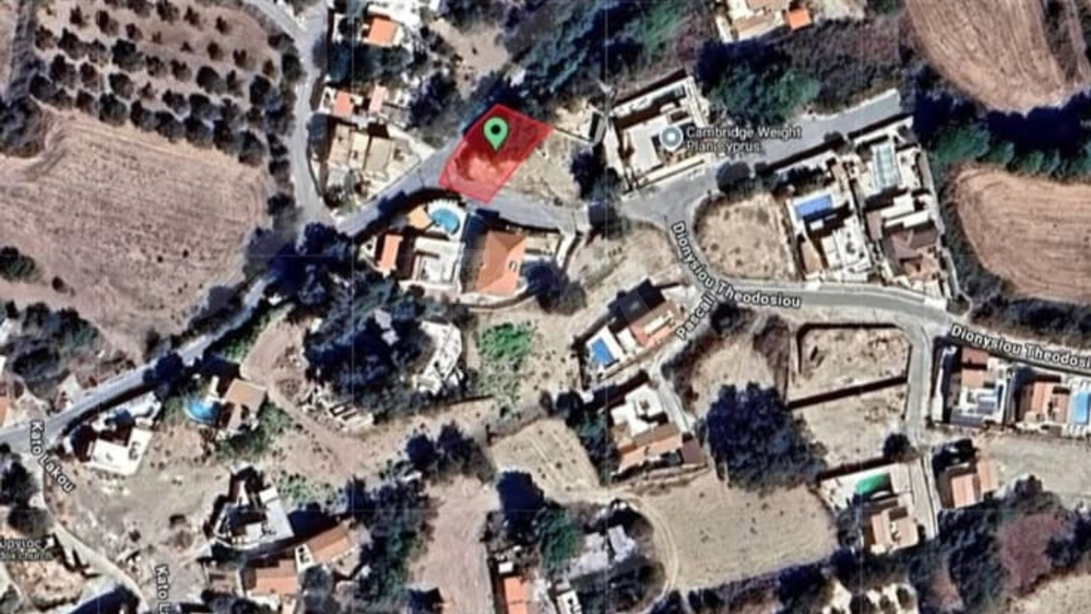 Scenic Residential Plot with Mountain Views in Stroumbi for sale