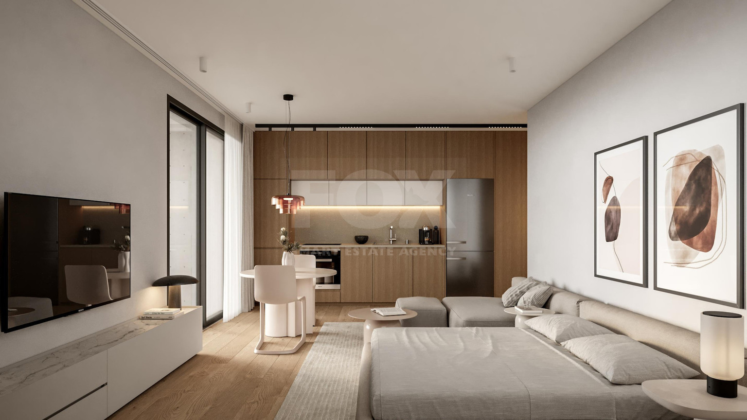 ne-Bedroom Apartment for Sale in Central Paphos closet Kings Avenue Mall