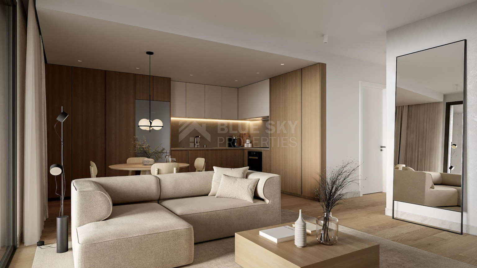 ne-Bedroom Apartment for Sale in Central Paphos closet Kings Avenue Mall