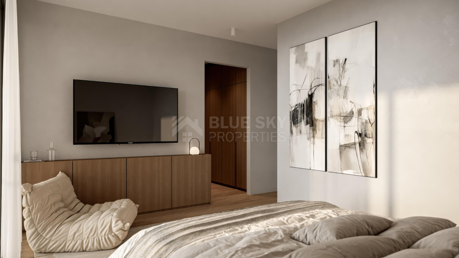ne-Bedroom Apartment for Sale in Central Paphos closet Kings Avenue Mall