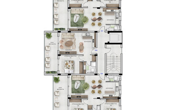 Refined 2-Bedroom Apartment on the Fourth Floor