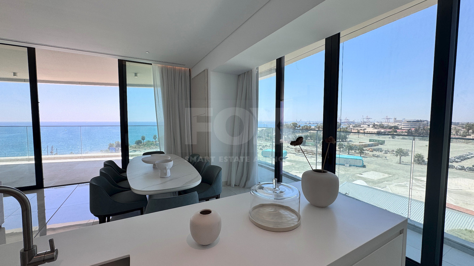 Exclusive Listing: 16th-Floor Luxury Seafront Apartment Near Limassol Marina