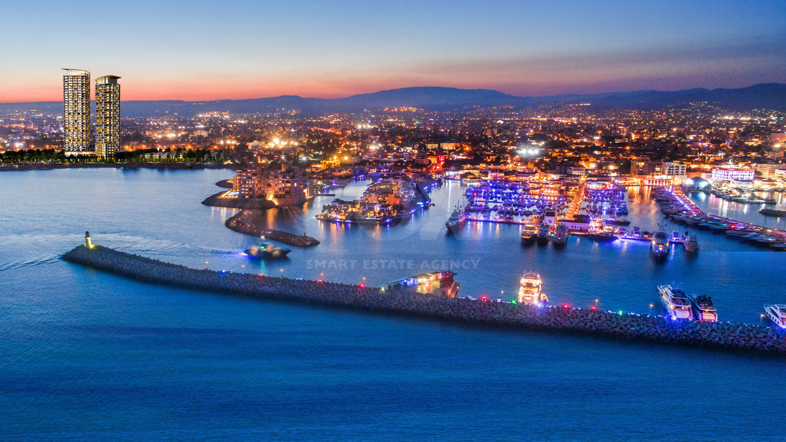 Exclusive Listing: 16th-Floor Luxury Seafront Apartment Near Limassol Marina