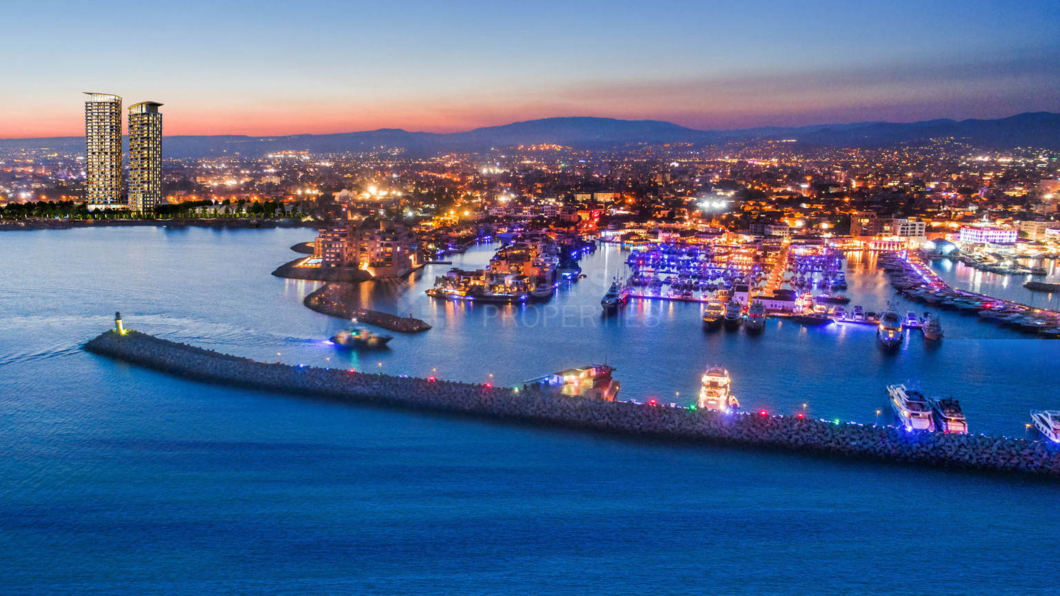 Exclusive Listing: 16th-Floor Luxury Seafront Apartment Near Limassol Marina